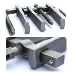 KATSU Two Jaw Gear Bearing Puller Ultra Thin Claws 8 Inch 200mm, Carbon Steel Mini 2 Arms Special Thin Claws Car Engine Repair Belt Wheel Gear Bearing Extractor Removal Tool 450464