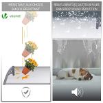 VOUNOT® Front Door Canopy Outdoor Awning, Rain Shelter for Back Door, Porch, Window, 200 x 80 cm, Grey