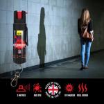 Self Defence Spray NOYZIE UK Legal Pepper Spray Alternative for Men & Women with UV Marking & Keychain - Criminal Identifier Spray for Personal Protection 15ml (Style 1)