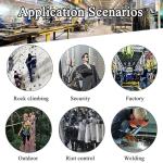 Pounjsd stab resistant clothing stab proof vests anti stab vest anti knife stab vest, bulletproof clothing,security vests, Level 5 Protective Equipment for Safety Work, self defense, police (M-Black)