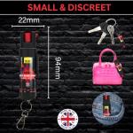 Self Defence Spray NOYZIE UK Legal Pepper Spray Alternative for Men & Women with UV Marking & Keychain - Criminal Identifier Spray for Personal Protection 15ml (Style 1)