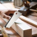 Japanese Pull Saw 10inch SK5 High Carbon Steel Japanese Hand Saw 17 Teeth Japanese Saw Lightweight Beech Handle Carpenter Cut Saw for Ultra Fine Cross-Cut Rip-Cut