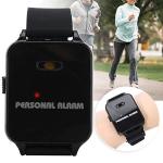 Wristband Personal Alarm, Outdoor Running Self Defense Security Device With Flashing Light for Elderly, Children, Women