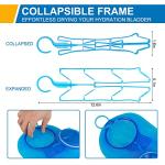 TAGVO Hydration Bladder Cleaning Kit, 5 in 1 Water Bladder Cleaner Set - 3 Brushes, Collapsible Hanger & Carry Pouch, Water Reservoir Cleaning Tools for Hydration Backpack