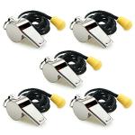 Hipat Whistle, 12 Packs Sports Whistles with Lanyard, Loud Crisp Sound Whistle Bulk Ideal for Coaches, Referees, and Officials (8Colors)