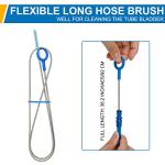 TAGVO Hydration Bladder Cleaning Kit, 5 in 1 Water Bladder Cleaner Set - 3 Brushes, Collapsible Hanger & Carry Pouch, Water Reservoir Cleaning Tools for Hydration Backpack