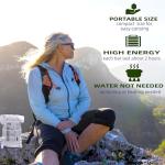 Gluten Free Emergency Food Ration Bars, Original Flavor Survival Tabs Supply for Outdoor Camping Emergency Snowstorm Earthquake Disaster Preparedness Kit With Long Self Life