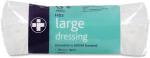 Reliance Medical Large HSE Dressing Bandage - Sterile, Individually Wrapped, Ideal for Refilling First Aid Kits and Ensuring Optimal Wound Care, 18 cm x 18 cmPack of 10