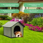 Pet Outdoor Villa - Waterproof Cat House Outdoor & Rainproof Dog & Cat House, Outdoors Cat Shelter Collapsible & Foldable Pet Shelter