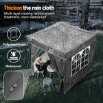 SANHENG Pop Up Gazebo, Pop Up Tent with Weights, Fully Waterproof, All Weather Gazebo ideal for Outdoor Party Camping (2x2m,Grey)