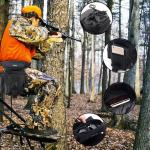 Jueachy Multifunctional Drop Leg Waist Bag Tactical Military Thigh Hip Outdoor Pack for Motorcycling Hiking Traveling Fishing Tool Pouch, Black