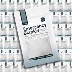 Altland 50 Pack of Emergency Foil Blankets - Bulk Heat Reflective Blankets for Winter Survival Kits, Disaster Preparedness, Cold Weather Camping, and Homeless Care Packages