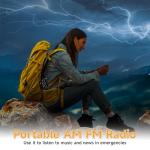 Benss Small Radios Portable AM FM, transistor radios 2AA Battery Operated with Best Reception, Radio with Speaker & Headphone Jack, Pocket Radio for Indoor, Outdoor and Emergency Use(Black)