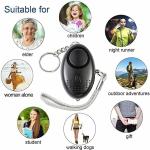 Personal Safety Alarms For Women,Reusable Police Approved 140DB Super-Loud! Siren, Small Personal Security Alarm with LED Light,Torch Keychain for Women, Girls, Children and Elderly.(Pack of 2)