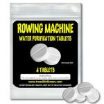 Rowing Machine Water Purification Tablets | Universal Water Rowing Machine Tank Cleaner | Safe, Eco-Friendly Formula | 4 Tablets