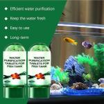 Powerful Aquarium Water Purification Tablet,Water Purification Tablets for Fish Tank,Remove All Kinds of Turbidity from Fish TankWater (2PC)