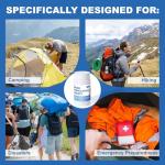 Water Tablets Purification for Drinking (100 Count) - Water Filtration System Survival for Camping, Boating, Hiking, Backpacking, Emergencies - Portable Water Treatment for Safe Drinking Anywhere