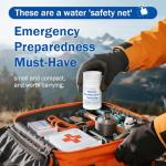 500mg Water Purification Tablets (100 Count) - Water Purifier Tablets for Emergency Water - Hiking, Camping, Survival, Backpacking, RVs - Water Purifier Treatment Tablets for Safe Drinking Anywhere