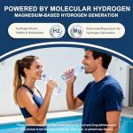 Nuism Hydrogen Water Tablets with Magnesium,Hydrogen Tablets for Drinking Water,Antioxidant and Cellular Health Support, H2 Molecular Tabs,90 Tablets