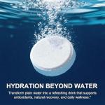 Nuism Hydrogen Water Tablets with Magnesium,Hydrogen Tablets for Drinking Water,Antioxidant and Cellular Health Support, H2 Molecular Tabs,90 Tablets