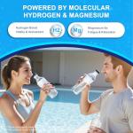 Natprime Hydrogen Water Tablets - H2 Molecular Hydrogen Tablets for Drinking Water with Magnesium, 12 PPM Mineral Supplements for Antioxidant, Mental Clarity, Cognitive, Recovery & Energy - 90 Counts