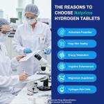 Natprime Hydrogen Water Tablets - H2 Molecular Hydrogen Tablets for Drinking Water with Magnesium, 12 PPM Mineral Supplements for Antioxidant, Mental Clarity, Cognitive, Recovery & Energy - 90 Counts
