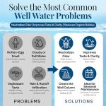 WELL SAFE Well Sanitizer Kit - Water Purification for Wells, Storage Tanks & Cisterns - Improves Well Water Smell and Taste - Easy to Use - USDA Food Grade Sanitizer and Well Water Treatment
