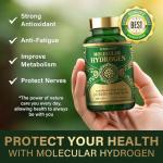 Hydrogen Water Tablets, 12 PPM Hydrogen Tablets for Drinking Water, 120 Count Mini Tabs with Magnesium, Daily Energy & Electrolyte Balance