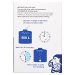 Ef-Chlor Overhead & Underground Water Tank Purification Tablets/Pills 1.67gm Jar of 50 Tablets Having 3 Years Shelf Life 1 Tablet Purifies 132 Gallons Water