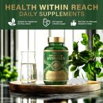 Hydrogen Water Tablets, 12 PPM Hydrogen Tablets for Drinking Water, 120 Count Mini Tabs with Magnesium, Daily Energy & Electrolyte Balance