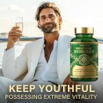 Hydrogen Water Tablets, 12 PPM Hydrogen Tablets for Drinking Water, 120 Count Mini Tabs with Magnesium, Daily Energy & Electrolyte Balance