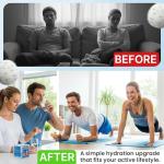 Premium Mineral Hydrogen Water Tablets – 63 Count Molecular H2 Tablets (12 PPM) for Drinking Water with Magnesium