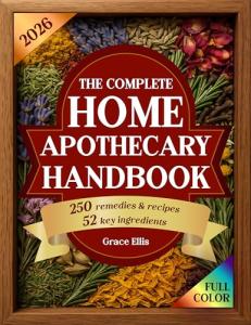 The Complete Home Apothecary Handbook: 250 Herbal Remedies for Natural Healing, a Home Pharmacy Built on 52 Essential Herbal Ingredients for Holistic Wellness