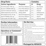 MFASCO - 7 in 1 - Travel Size Medicine Kit - TSA Approved | 28 First Aid Emergency OTC Medicine Packets for Cruise & International Travel | Compact Med Refill for Traveling & Office Assembled in USA
