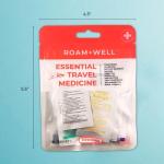 Roamwell Essential Travel Medicine Kit, OTC Travel Medication, TSA Approved (Business | 18 Tablets)