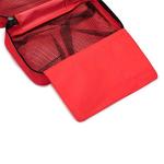 Jipemtra Red First Aid Bag Empty Travel Rescue Pouch First Responder Storage Compact Survival Medicine Bag for Car Home Office Kitchen Sport Outdoors