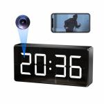 DateNexa 4K Spy Camera WiFi Hidden Camera Clock 170 Wide Angle Wireless Home Office Security Indoor Secret Camera Nanny Spy Cam Surveillance Camera App Control Night Vision Motion Detection (Black)
