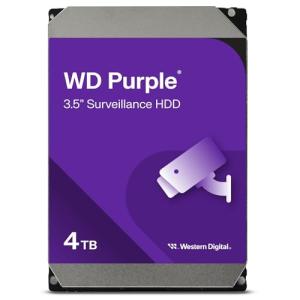 WD Purple 4TB Surveillance 3.5" Internal Hard Drive, AllFrame Technology, 180BT/yr, 256MB Cache, 3 Year Warranty