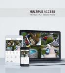 SANSCO 2MP HD CCTV Security Dome Camera, AHD 1920x1080p Pixels IP66 Weatherproof and Vandalproof, Add-on Wired Cam for DVR Video Surveillance System (Non-WiFi)