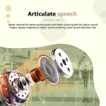 Retevis EEK009 Walkie Talkie Earpiece with PTT MIC, Radio Surveillance Headset, Covert Acoustic Tube Earpieces Compatible with RT668 RT619 RT617 RT618 RT24 RT27 BaoFeng UV-5R Two Way Radio(1 Pcs)