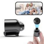Mini Spy Camera Wireless Hidden, 1080p HD Mini WiFi Camera, Nanny Cam for Home Security Surveillance Cam with Motion Detection,Night Vision, APP Control, Hidden Camera for Home/Office/Indoor/Outdoor