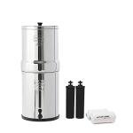 Royal Berkey Gravity-Fed Water Filter System 3.25 Gallon with 2 Black Berkey Elements, 2 PF-2 Fluoride and Arsenic Reduction Elements