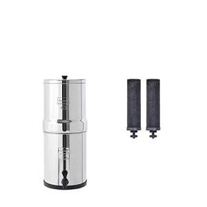 Travel Berkey Gravity-Fed Water Filter with 2 Black Berkey Elements–Enjoy Potable Water While Camping, RVing, Off-Grid, Emergencies, Every Day at Home
