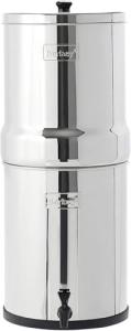 Royal Berkey Gravity-Fed Stainless Steel Countertop Water Filter System 3.25 Gallon with 2 Authentic Black Berkey Elements BB9-2 Filters