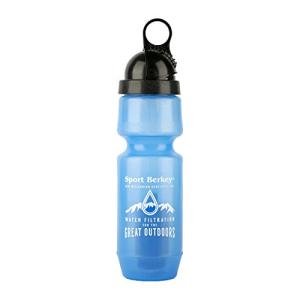 Sport Berkey Water Filter Bottle Ideal for Off-Grid, Emergencies, Hiking, Camping, Traveling and Everyday Use at Home, Work or School