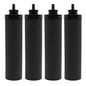 Larayci Water Filter Replacement for Berkey® BB9-2 Black Activated Carbon Filters, Compatible with Berkey® Gravity Water Filter System, Pack of 4