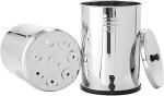 Crown Berkey Gravity-Fed Stainless Steel Countertop Water Filter System 6 Gallon with 2 Authentic Black Berkey Elements BB9-2 Filters