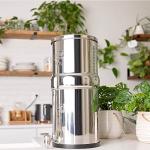 Big Berkey Gravity-Fed Water Filter System with 2 Black Berkey Elements Plus Deluxe 7" Stainless Steel Water View Spigot