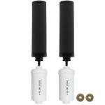 Renami Gravity Water Filter Replacement for Berkey® BB9-2® Black Filters & PF-2® Fluoride Filters, Compatible with Berkey® Gravity Water Filter System, Combo Pack