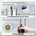 Waterdrop 2.25G Gravity-fed Water Filter System with Sight Glass Spigot, NSF/ANSI 42&372 Standard, PFAS, Chlorine and Lead Reduction, for Home, Camping, Off-Grid, Emergencies, King Tank Series